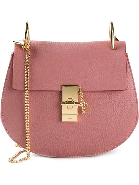 chloe drew pink bag|chloe drew crossbody bag.